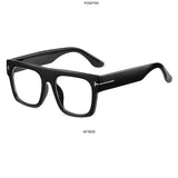 Retro Square Glasses Frames Men Women Men Vintage Transparent Computer Glasses Oversize Frame Eyeglasses New Sunglasses