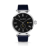 Onyx Silver Watch