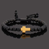 Luxury Stainless Steel Cross Charms Bracelet