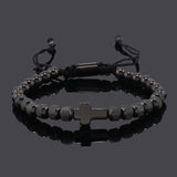 Luxury Stainless Steel Cross Charms Bracelet