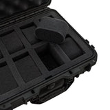 8/15 Slots Waterproof Watch Box,Collection Watch Antique Portable Moisture-Proof Mildew-Proof Protective Safety Case with Sponge