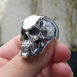 Hip-Hop Men'S Biker Rings Ghost Head Skull Rings for Men Gothic Punk Metal Rock Biker Jewelry Accessories Wholesale