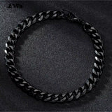 Stainless Steel Men Cuban Chain Bracelet