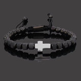 Luxury Stainless Steel Cross Charms Bracelet