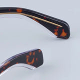 Molino Uv400 Acetate Steampunk Sunglasses Unisex Square Tortoise Fashion Glasses Classical Retro Designer Eyeglasses