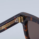 Molino Uv400 Acetate Steampunk Sunglasses Unisex Square Tortoise Fashion Glasses Classical Retro Designer Eyeglasses