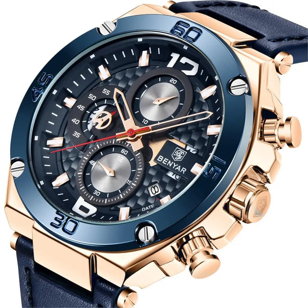 Top Brand 2023 Men Quartz Watch Multifunction Sport Chronograph 30M Waterproof Wrist Watch Clock Relogio Masculino