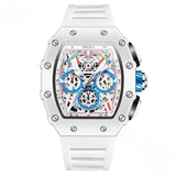 Luminous Pirates of the Caribbean Dial Fashion Quartz Watch for Men Waterproof Silicone Strap Men Watches Reloj Hombre