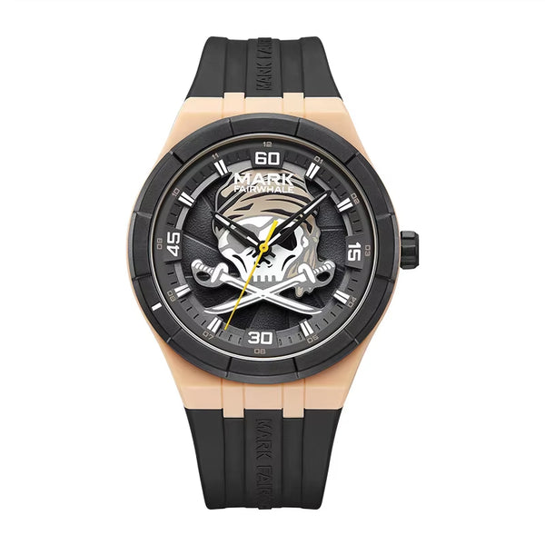 Luminous Pirates of the Caribbean Dial Fashion Quartz Watch for Men Waterproof Silicone Strap Men Watches Reloj Hombre