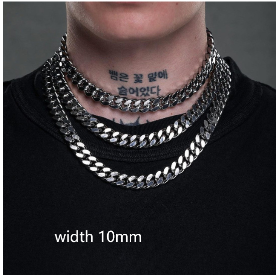 Cuban Chain Necklace Men's Fashion